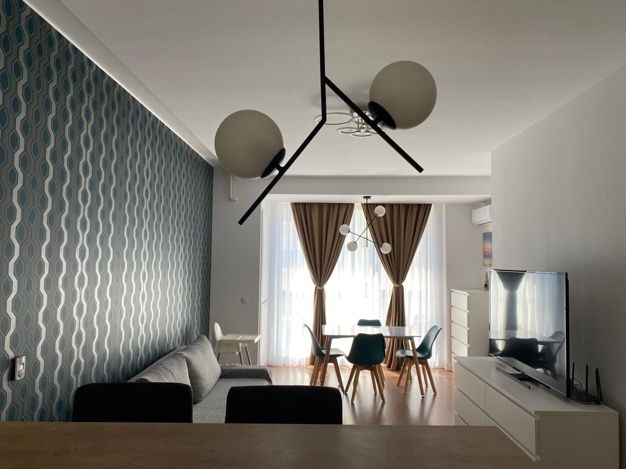 Andreve Apartment By Onix Blue Mamaia Nord, Baby Friendly, Private Parking Năvodari Exteriör bild